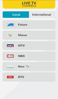 touch TV android App screenshot 1